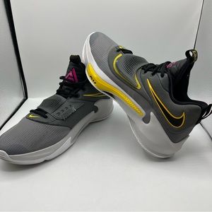Nike Zoom Freak 3 Low Battery Grey Yellow Size 14 Sneakers DA0694-006